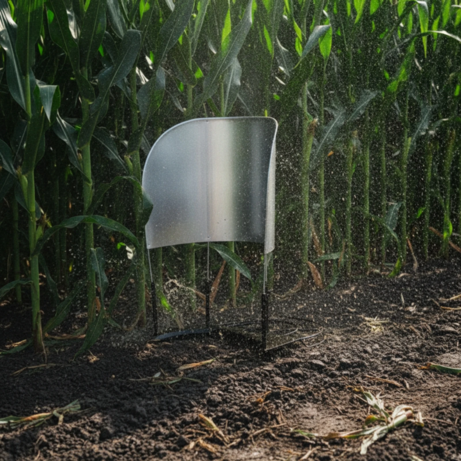 Rice Feeder with Metal Guard Curved Rice Feeder Crop Guide Sturdy for Farmers, Grain Fields, Harvesting