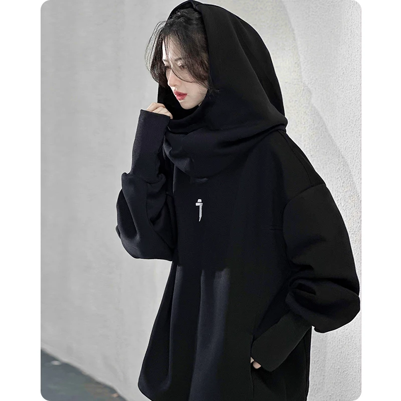 

Unisex Turtleneck Sweatshirts Techwear Function Sweatshirt Hoodie Spring HipHop Streetwear Pullover Harajuku Men's clothing