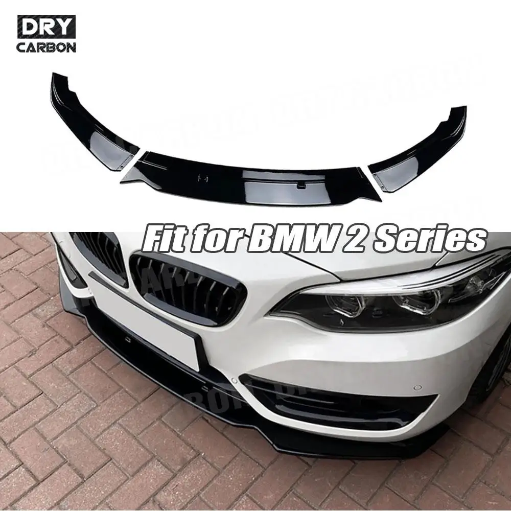 

ABS Front Diffuser Lip Spoiler Car Bumper Lip Chin Accessories for BMW 2 Series F22 Base 2014 2015 2016 2017 2018 2019 2020 2021