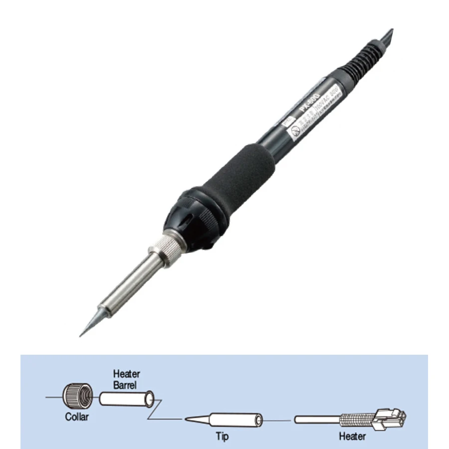 جوت 250 ℃ -450 ℃ محطة لحام صغيرة خالية من الرصاص مع مكواة لحام مضادة للكهرباء الساكنة يتم التحكم فيها في درجة الحرارة PX-501AS #4