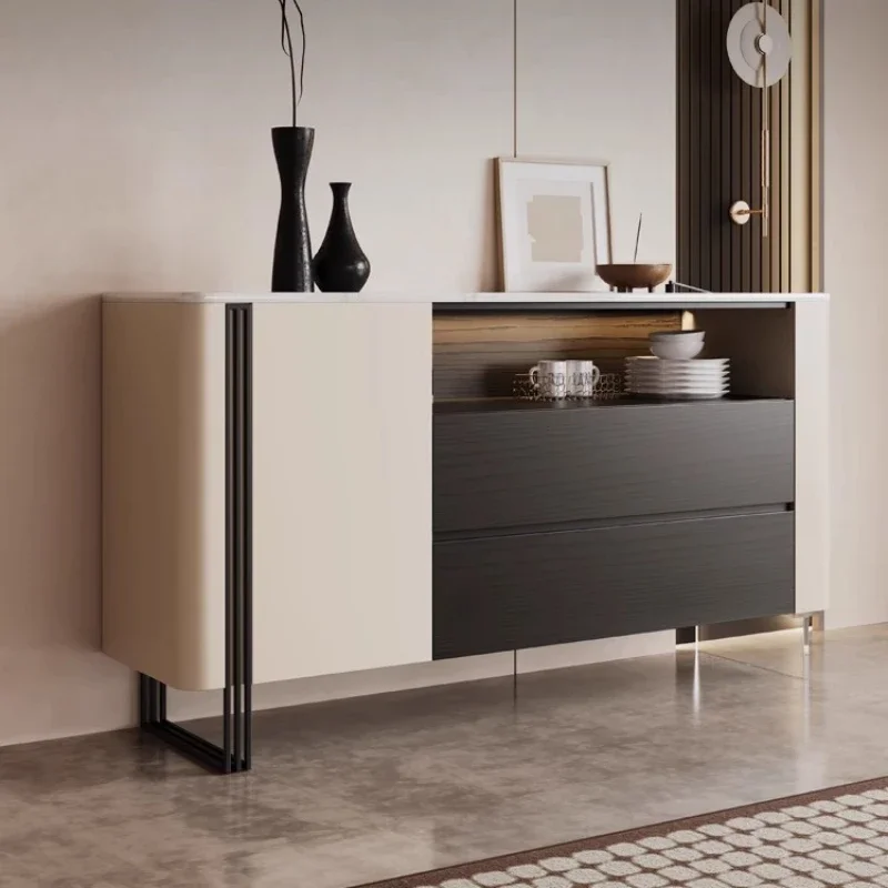 # luxury Storage locker 3-stage drawer modern Wooden chest of drawers Living room home rangement furniture for home m
