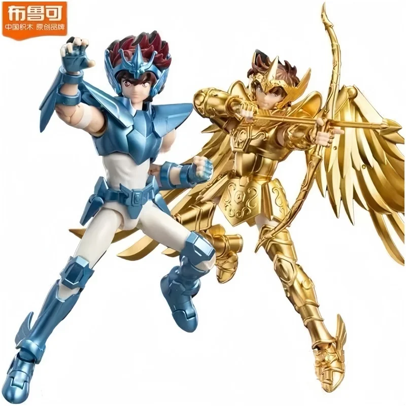 

New Blokees Saint Seiya Sagittarius Aiolos & Pegasus Seiya Anime Model Action Figure Set - Champion Class Collectible Toys Gift