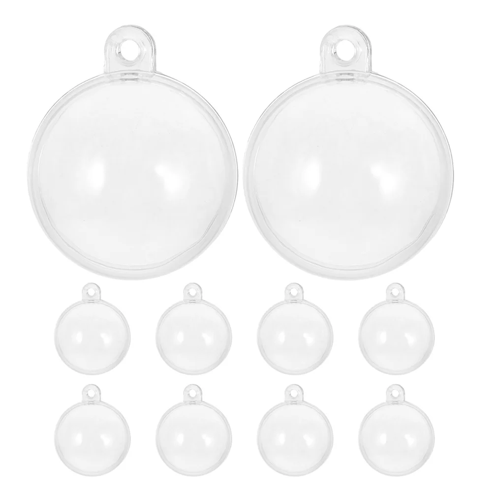 

10Pcs Floating Aquarium Decorations Transparent Ball Round 2.5cm Fish Tank Floating Ornament Stable Durable Clip on Bubbler