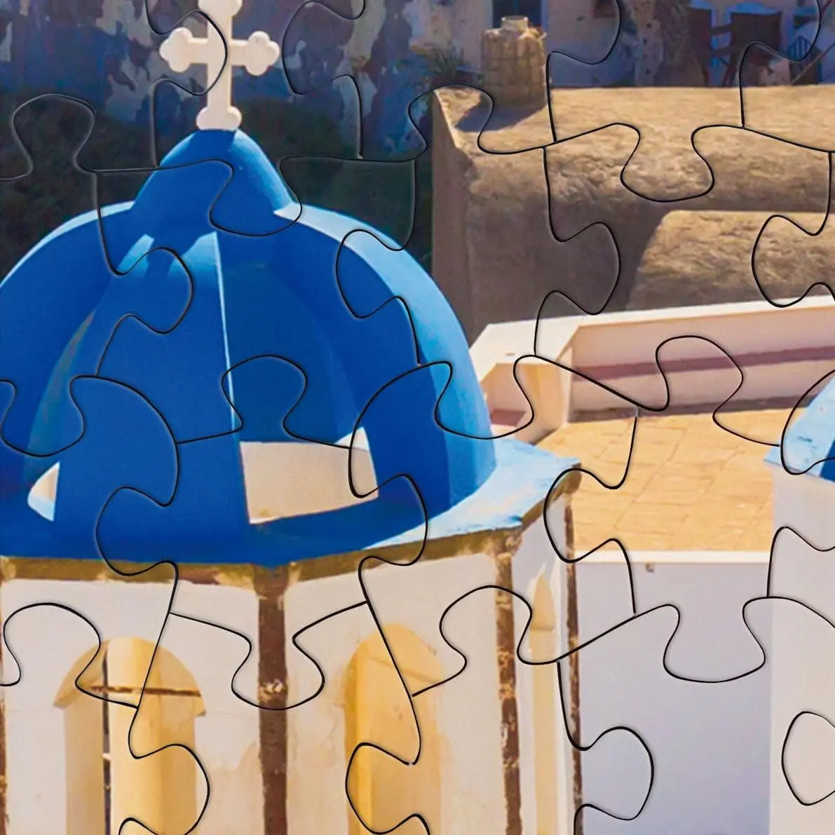 120/300/500/1000 조각 산토리니 그리스 성인을위한 지그 소 퍼즐 홈 장식 게임 가족 퍼즐 교육 장난감 생일 선물