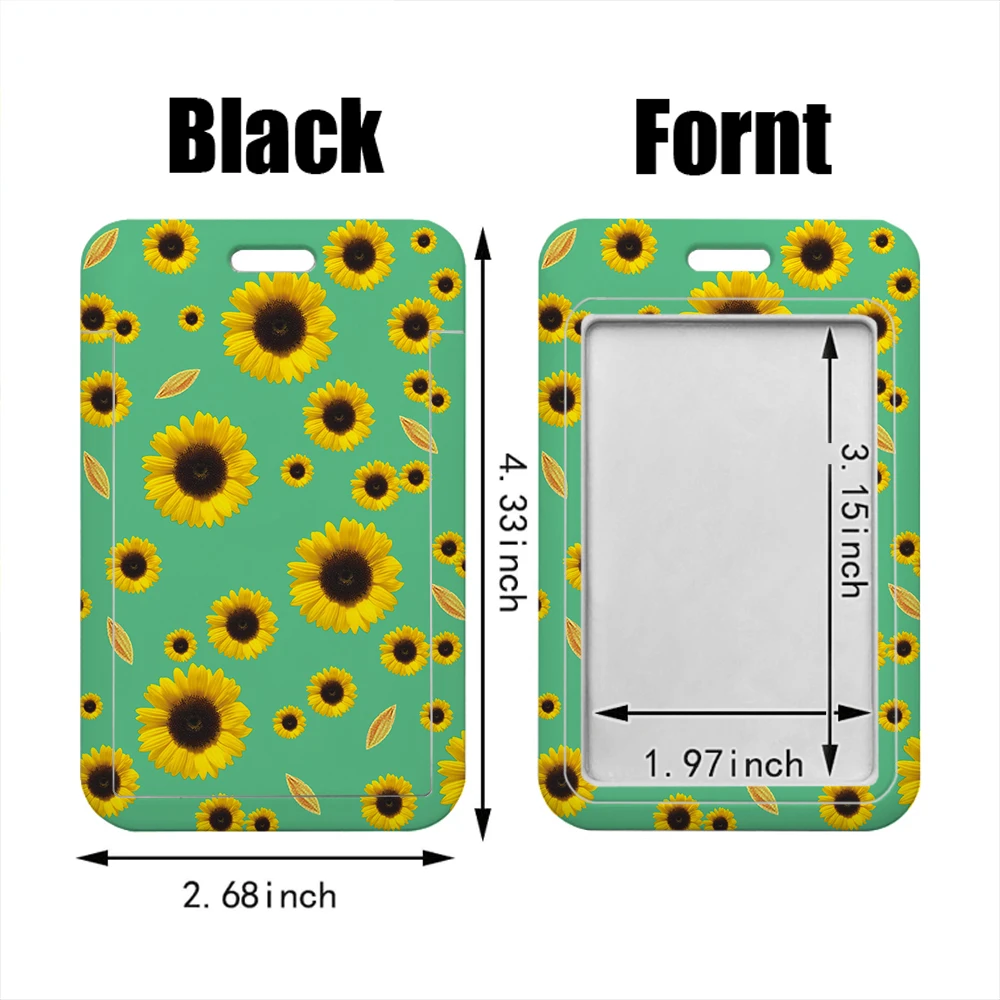 Mooie bloemen kaarthouder Mooi hangend touw ID-pas hang accessoires houder lanyard Student Bus passr beschermhoes