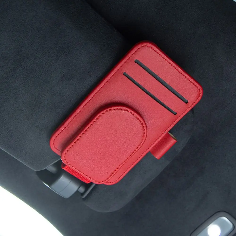 Carro Sun Visor Óculos Clip, Óculos De Sol Clip, Cartão, Ticket Holder, Stand Fastener, Pen Case, Óculos, Acessórios Do Carro