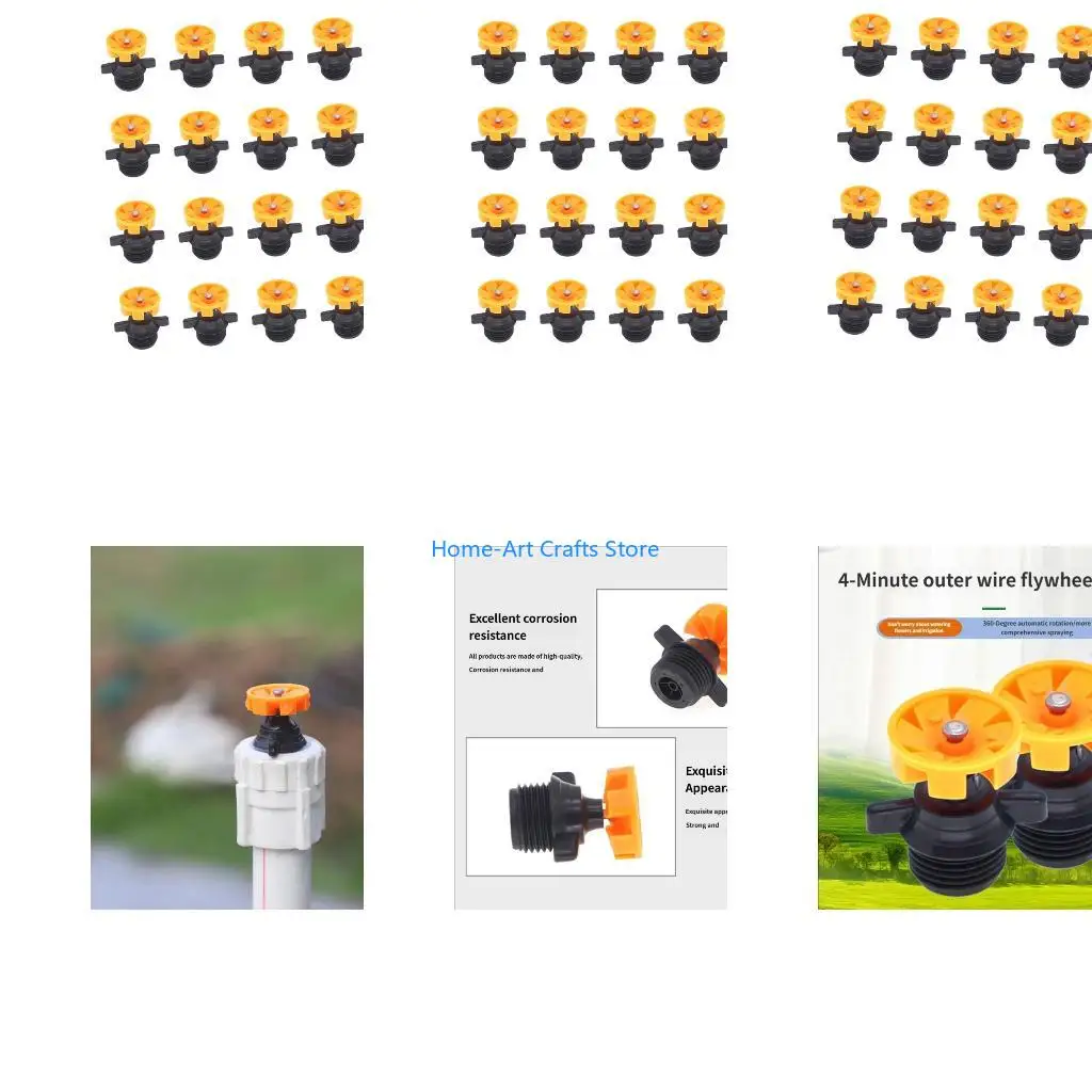 Y3NA Practical Plastic Irrigation Sprinklers For Commercial Gardens Agricultural Use