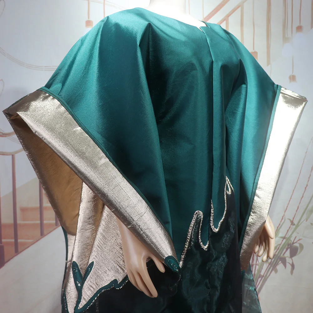 Modische Afrikanische Kleidung Boubou Damenkleid Luxuriöser Afrikanischer Stoff mit Stickerei-Dekoration Damenmode – Detail 8