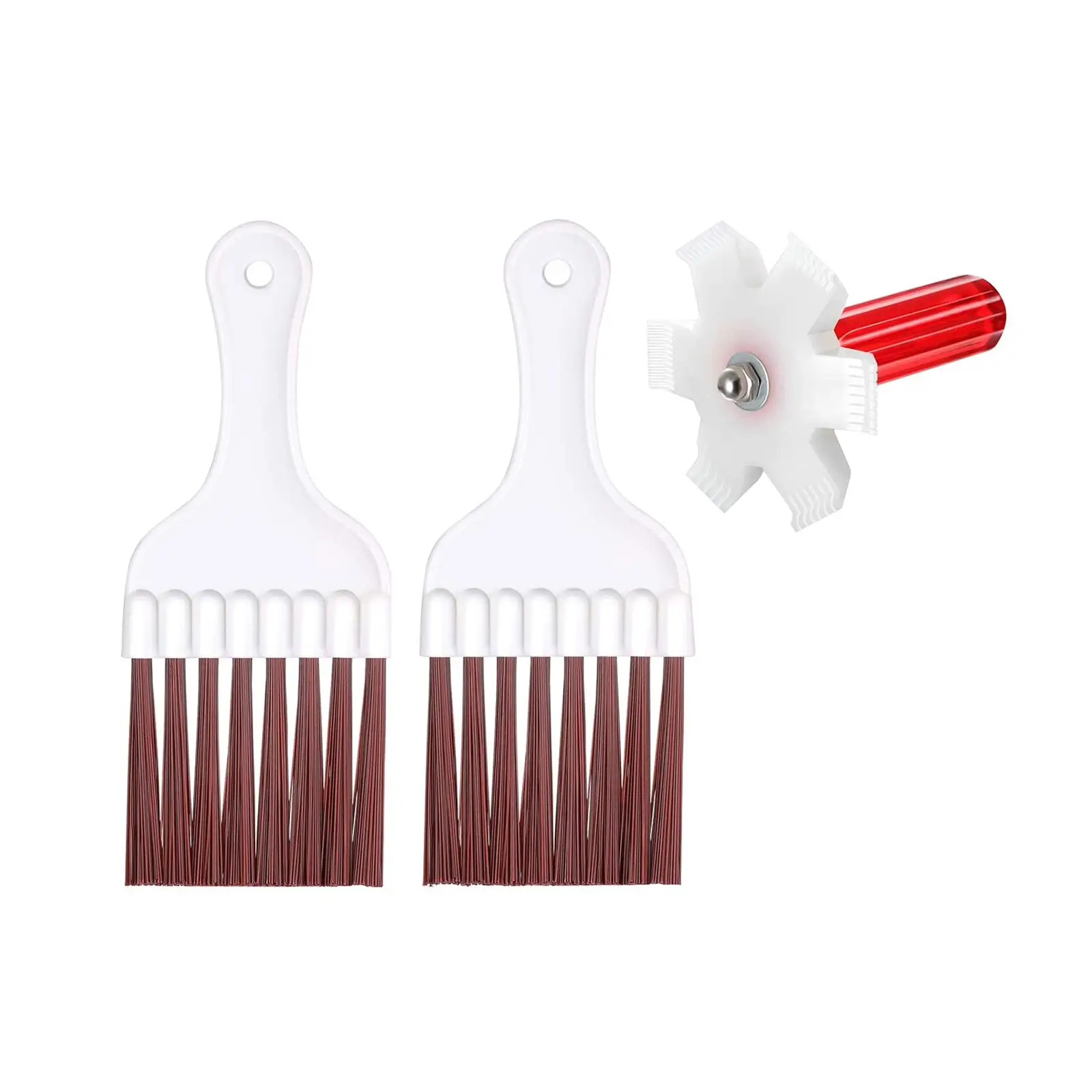 3-delige Air Fin Reinigingsborstel Fin Stijltang Reparatietool