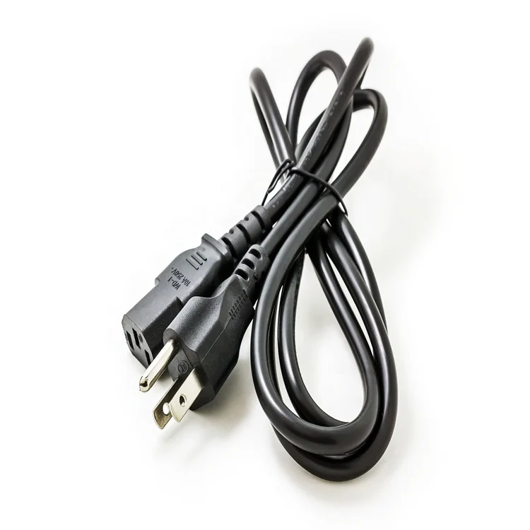 3pcs Hot Sale 110V/220V/240V Fireproof AC Power Supply Cord Cable for Home App Iec C7 C13 C5 Nema 5-15p Plug Eu/Cn Standards