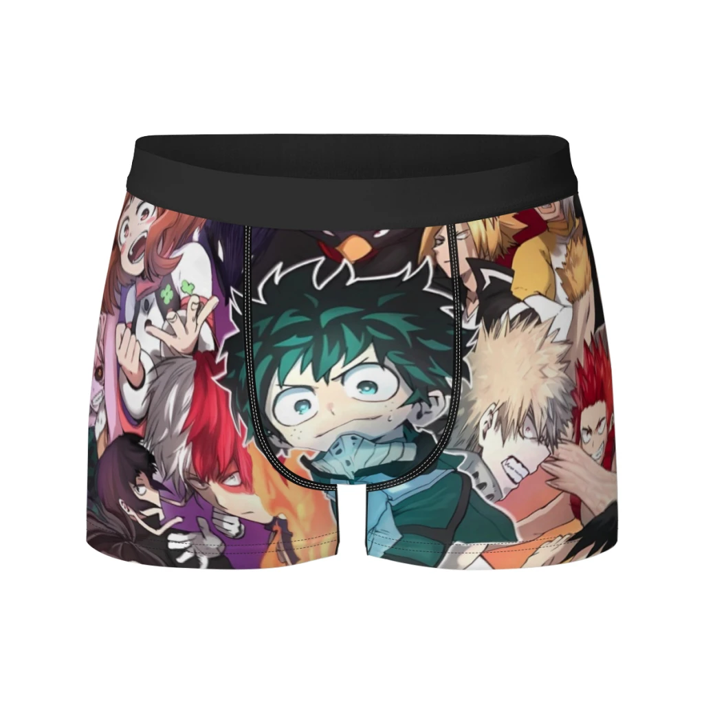 

Anime-My-Hero-Academia Milk Silk Man Underwear Boxer Men Underpants Men's Panties Boxers Shorts