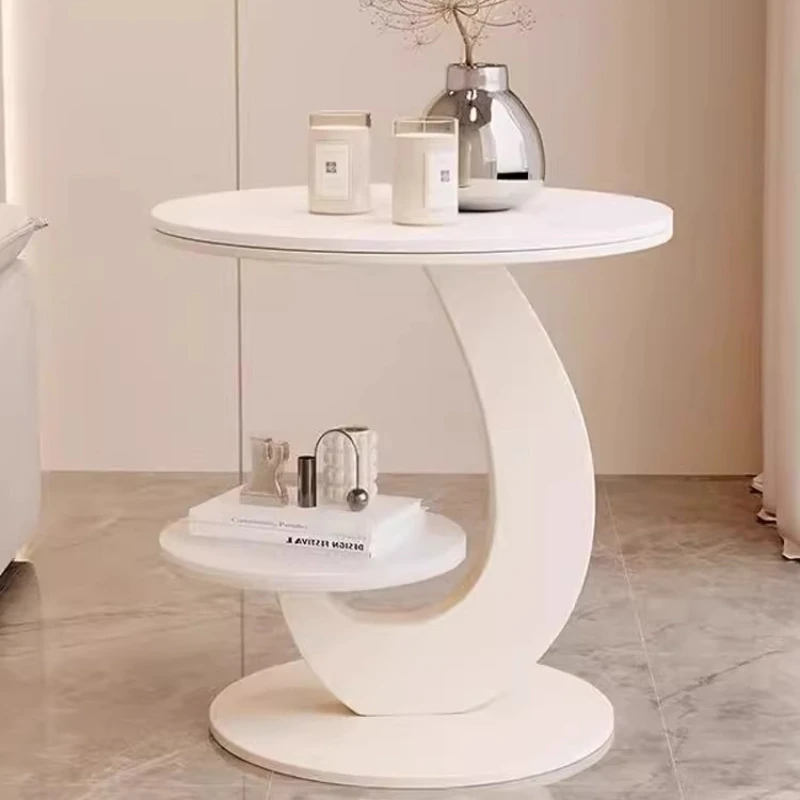 

White Design Coffee Tables Living Room Modern Decor Side Coffee Tables Nordic Corner Floor Mesa De Centro Sala Furniture Home