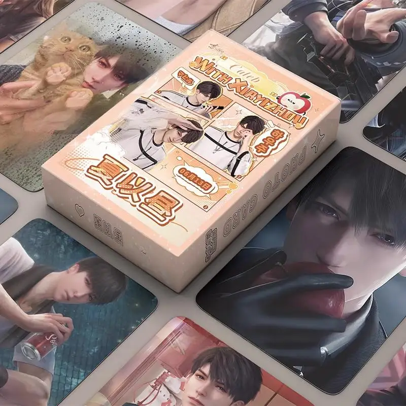 

50 шт., ЛОМО-карта «Любовь и глубокое пространство», голографические фотокарточки с персонажем Ся Ючжоу, подарок для фанатов