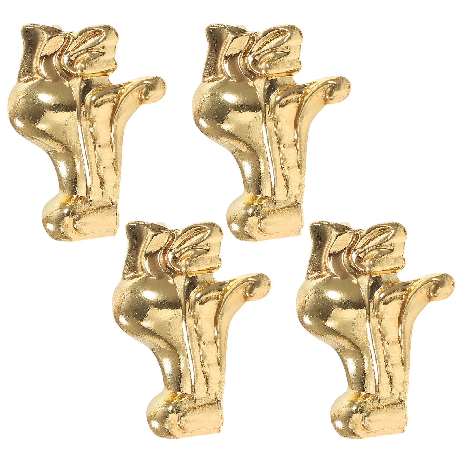

4pcs Box Decorative Feet Feet Decorative Jewelry Box Hardware Legs for Wooden Boxes Furniture Protectors Strong Durable