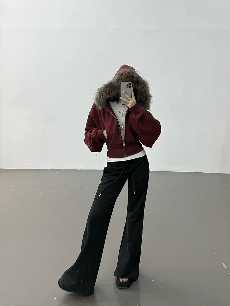 R Pte ort رقيق طوق هوديي Jaet المرأة الخريف الشتاء ملابس داخلية سليم صالح متعدد الوظائف البلوز معطف تخفيف Sle #5