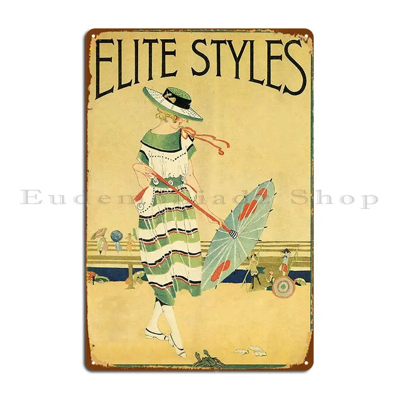 Elite Stlyes Vintage Art Metal Plaque Cinema Wall Decor Wall Decor Vintage Design Tin Sign Poster