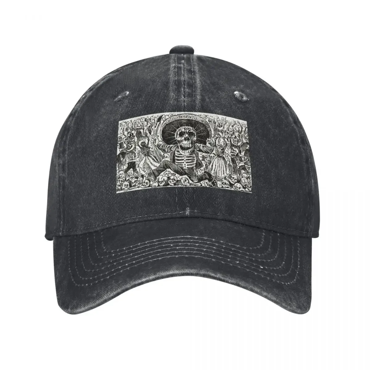 Calaveras Oaxaquena by Jose Guadalupe Posada Baseball Cap Streetwear Horse Hat Bobble Hat Elegant Women's Hats Men's