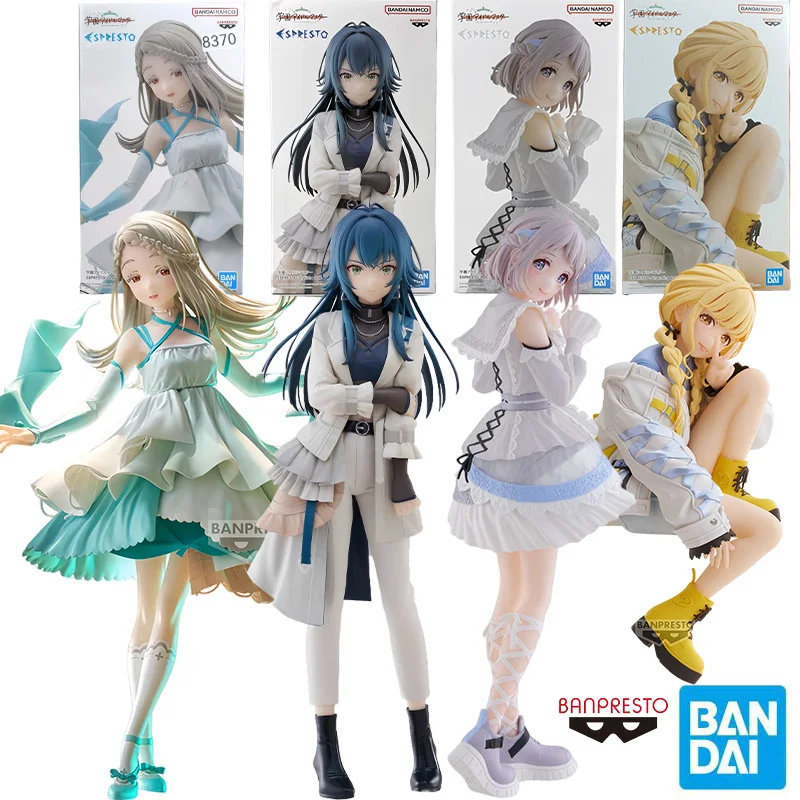 

BANDAI BANPRESTO Shinosawa/Temari Tsukimura/Lilja Katsuragi/Kotone Fujita Фигурки The Idolm@ster Аниме Набор пластиковых моделей