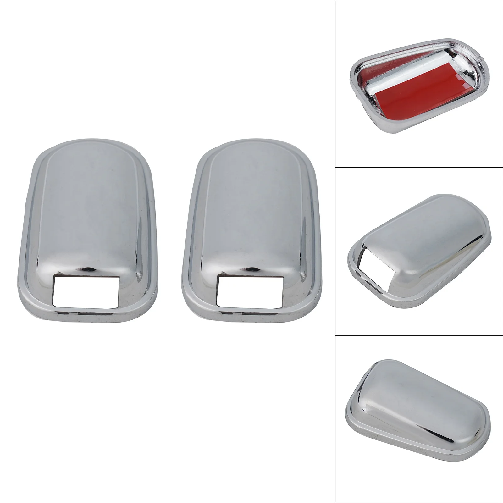 2 Pcs Car Chrome Windshield Washer Cap Wiper Nozzle Dec Cover For Ford Focus MK3 Automotive Accessories - view 4