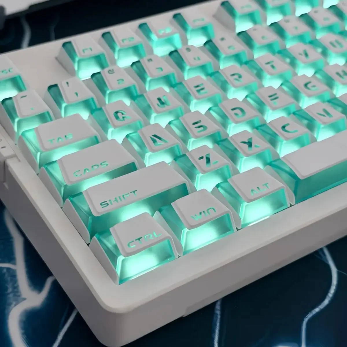 Prism Keycaps Cherry Light Transmission Engraved Keycaps Boys Girls Gifts Magnetic Axis Mechanical Keyboard Keycaps