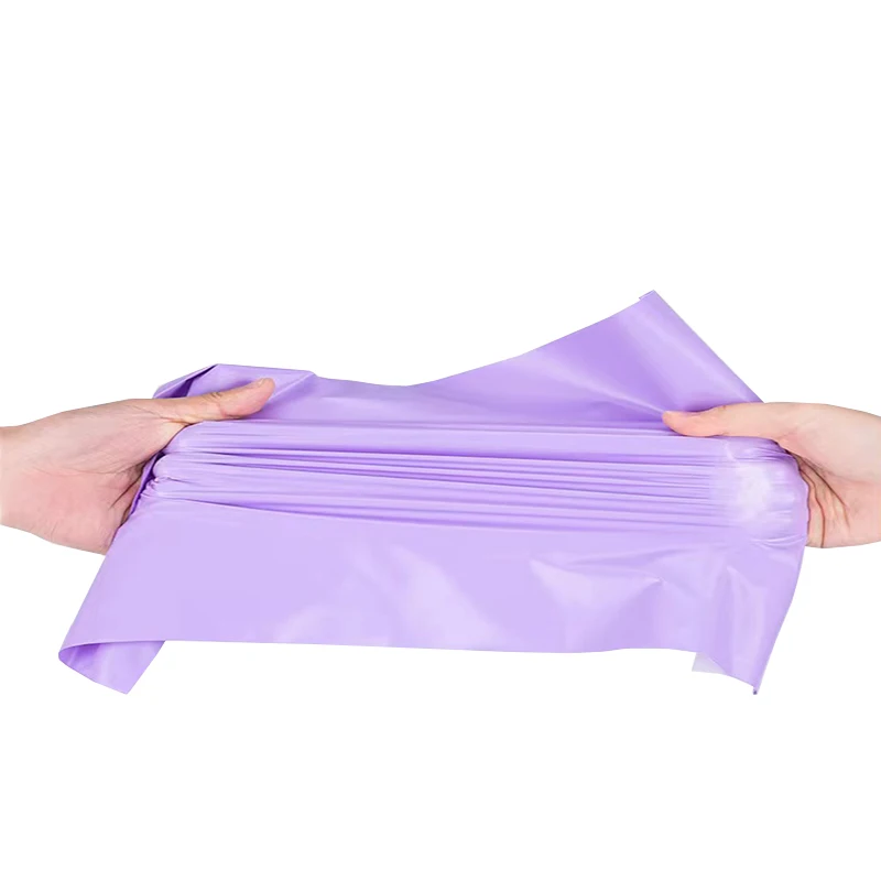 50PCS Purple Portable Courier Storage Bag Packaging Poly Package Plastic Self-Adhesive Mailing Express Bag Envelope Postal Pouch