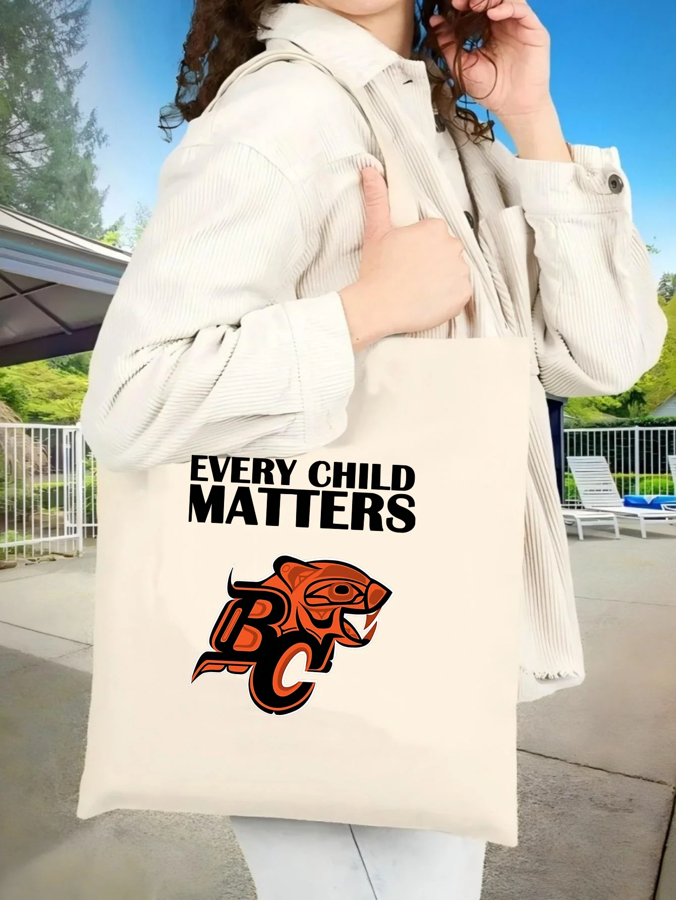 

Сумка-тоут BC Lions 2026: Новинка, унисекс, из холщовой ткани, вместительная, прочная, многоразовая, многофункциональная, на плечо, для повседневного использования/путешествий