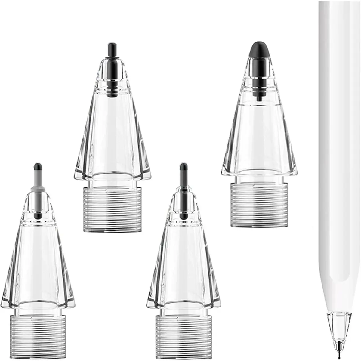 ABNH Replacement Tips for 1st/2nd Gen/USB-C/Pencil Pro, Innovative Elastic Soft Probe Precise for Pro