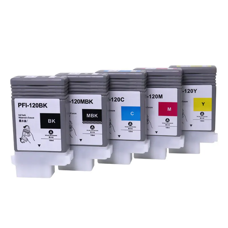 

PFI-120 PFI120 Премиум-совместимый картридж InkJet для принтера Canon imagePROGRAF TM-200 TM200 TM205 TM300 TM305