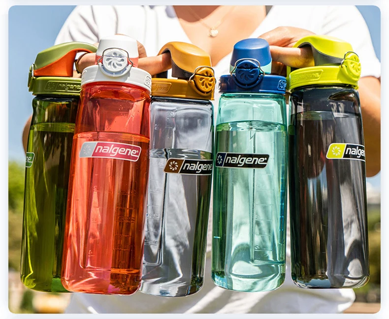 Nalgene 700ml Trinkflasche mit Klappverschluss, robuste Tritan-Sportflasche, auslaufsicher, geeignet für Camping, Wandern, Fitness, Reisen – Detail 10