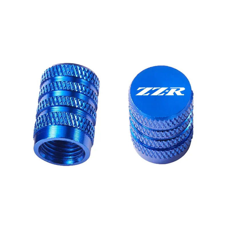 2 قطعة اكسسوارات الدراجات النارية صمام الإطارات منفذ الهواء الجذعية غطاء قبعات لكاواساكي ZZR250 ZZR600 ZZR1200 ZZR1400 ZZR 250 600 1200 1400 #5