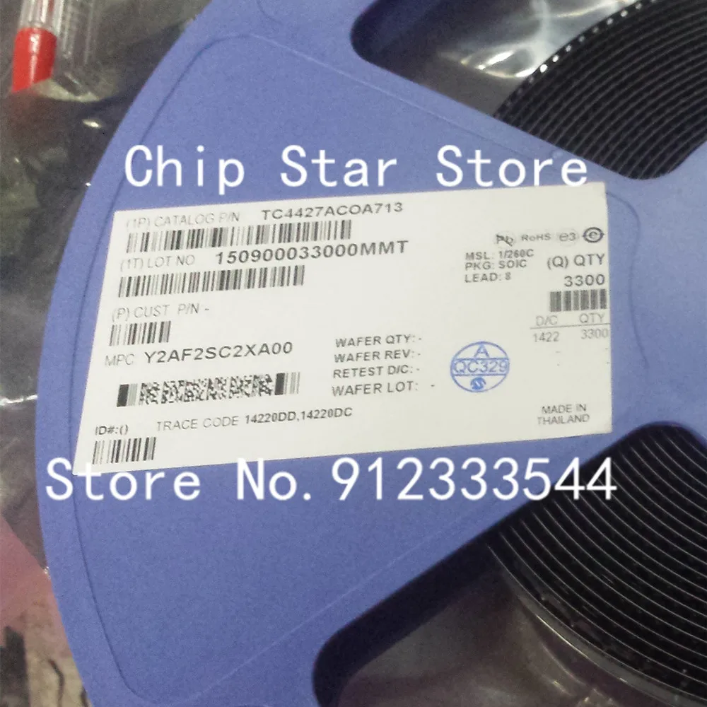 5-100pcs  TC4427ACOA TC4427ACOA713 TC4427 SOIC8 MOSFET Driver Dual Low Side Non-Inverting 100%New And Original