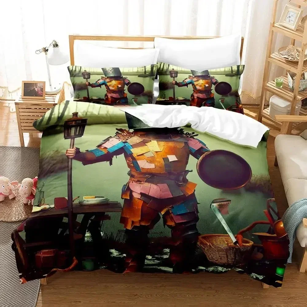 Game Rivalia Dungeon Raiders Bedding Set Duvet Cover Bed Set Quilt Cover Pillowcase Comforter king Queen Size Boys Adult