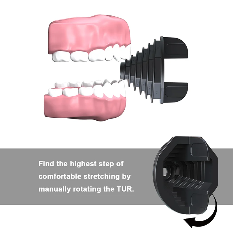 KOHEEL TUR Teeth Grinding & Jaw Clenching Headaches Trismus & Bruxism and Difficulty in Opening Mouth-Passive Stretching product