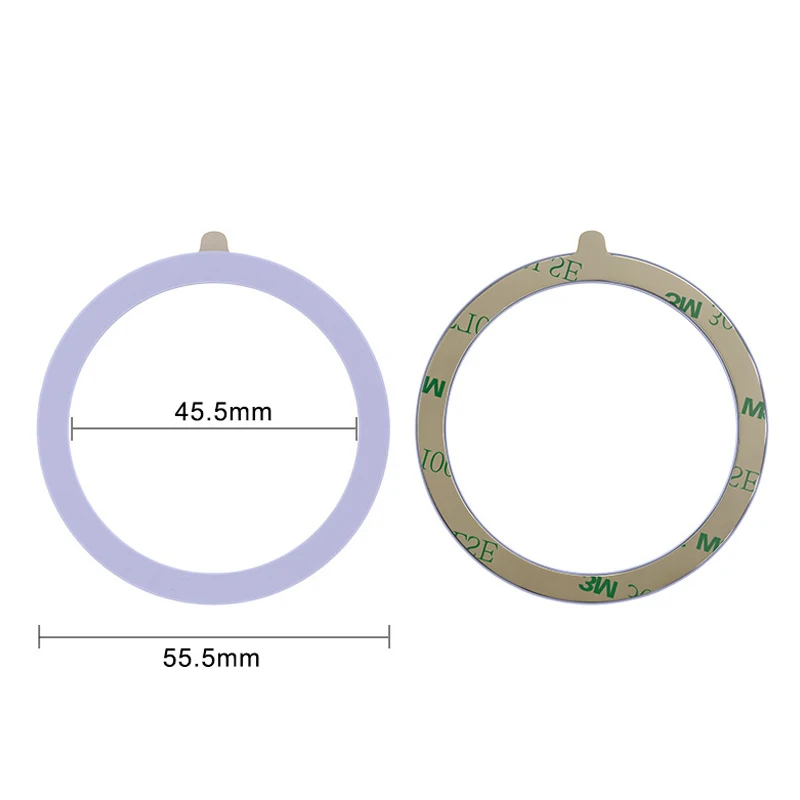 Universal Magnetic Mobile Phone Ring for Magsafe Accessories Metal Sticker Wireless Charger Iron Plate Sheet for iPhone 12 13 14