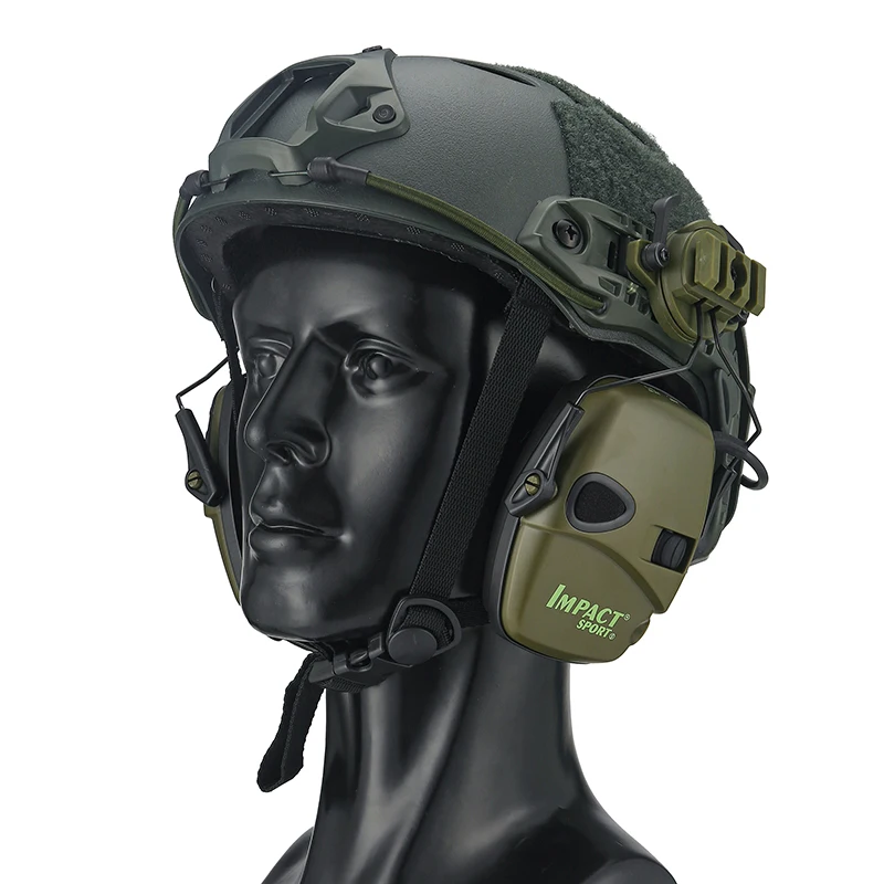 オリジナル屋外戦術電子射撃イヤーマフアウトドアスポーツアンチノイズヘッドセット衝撃音増幅聴覚