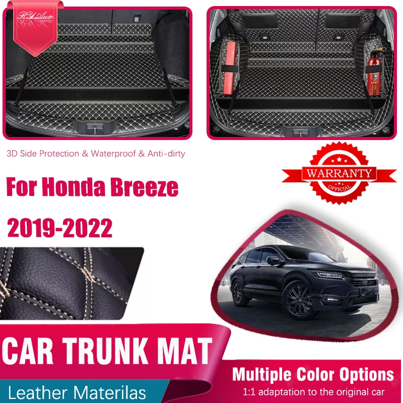 

Car Rear Trunk Mats For Honda Breeze MK1 2019 2020 2021 2022 Anti-dirty Storage Pads Leather Cargo Inner Covers Auto Accessories