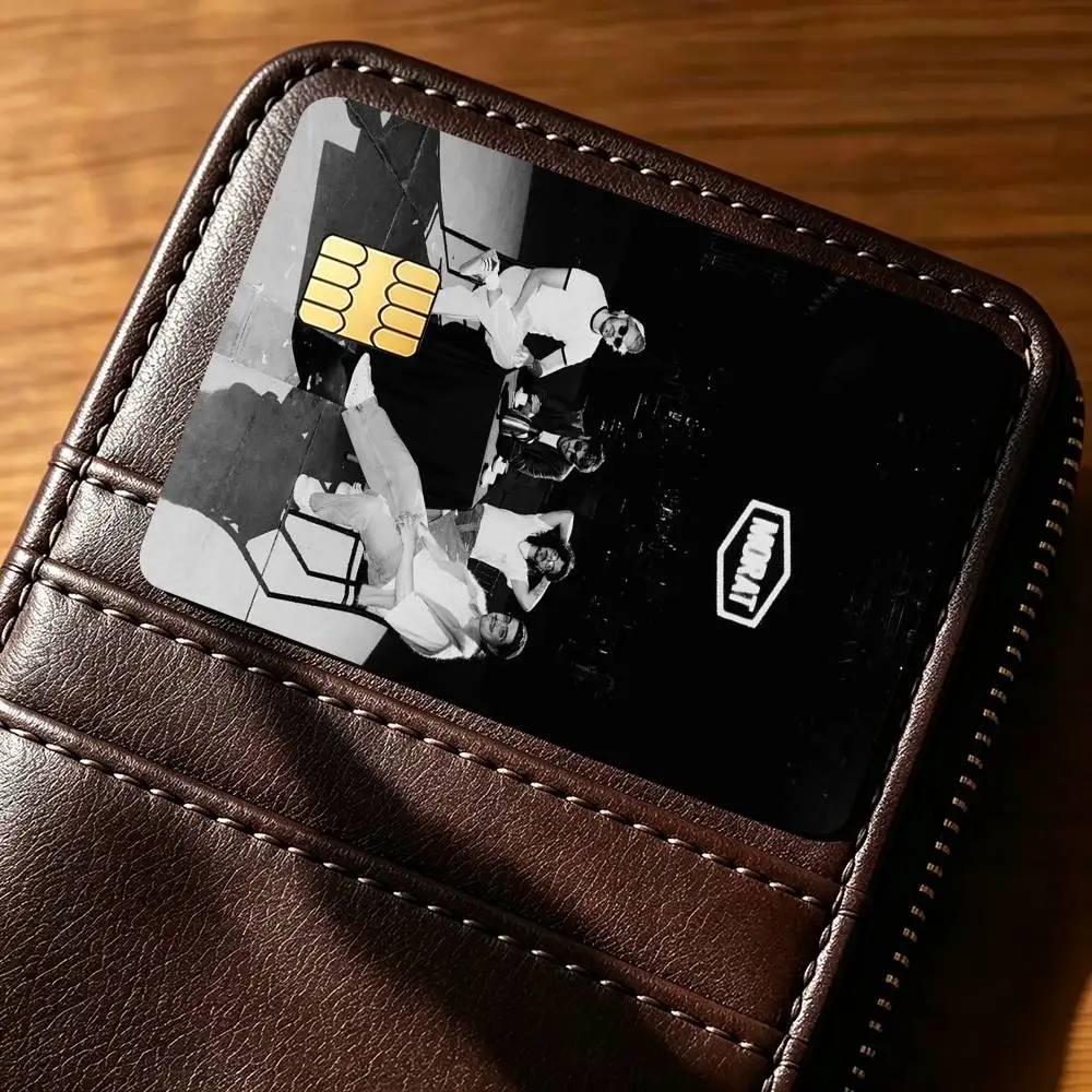 F-Folk Pop Band M-Morat  Credit Card HD Stickers Small Chip Waterproof Sticker Game Card Decal Gift