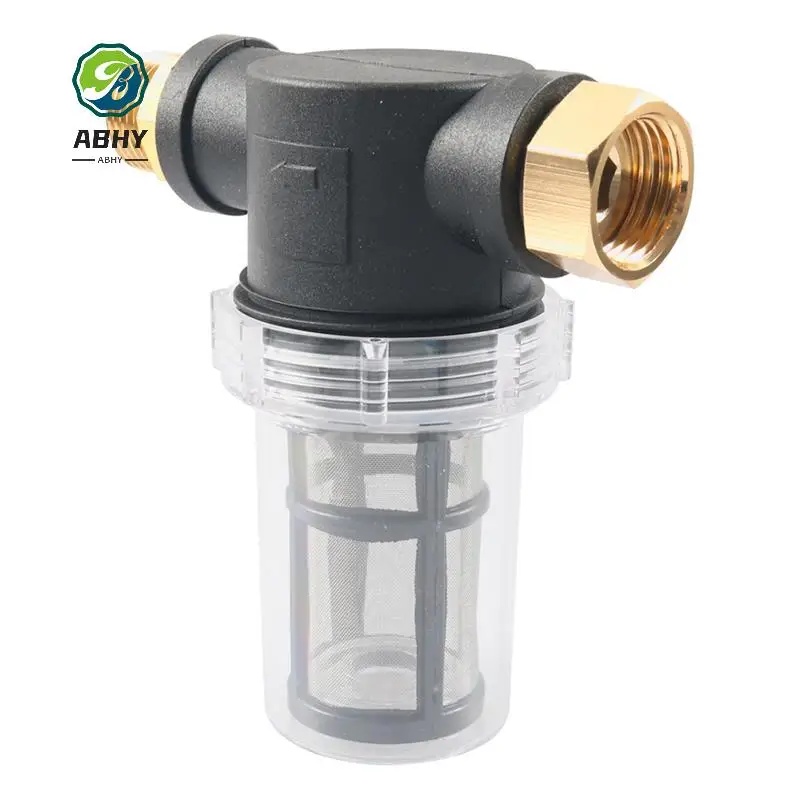 

ABHY-высокий фильтр для стиральной машины, резьба 3/4, комплект фильтров для садового шланга, разъем фильтра для автомойки для фильтра примесей в воде