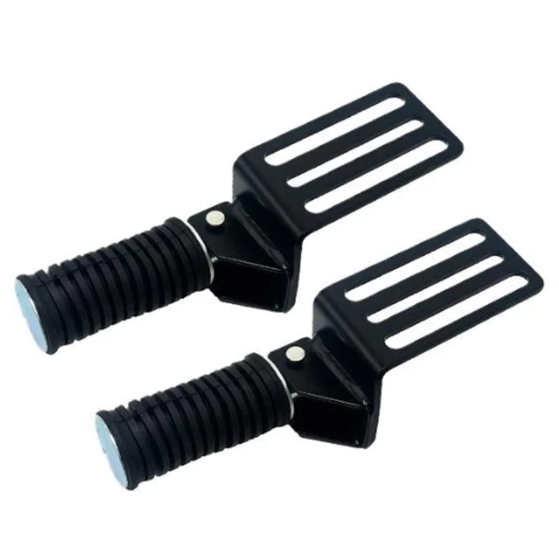 

Comfortable Metallic Folding Motorcycle Foot Pegs For Street Cruising - Enhanced Riding Pedals, 2 Pack