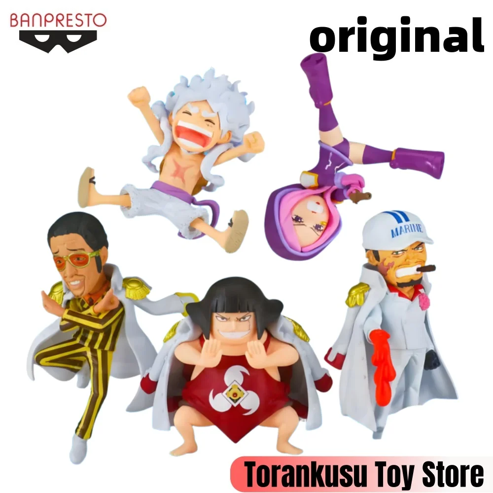 

Banpresto One Piece аниме NIKA Luffy Bonney Borsalino Sentoumaru Sakazuki WCF фигурки героев модель фигурка оригинальные Figuarts
