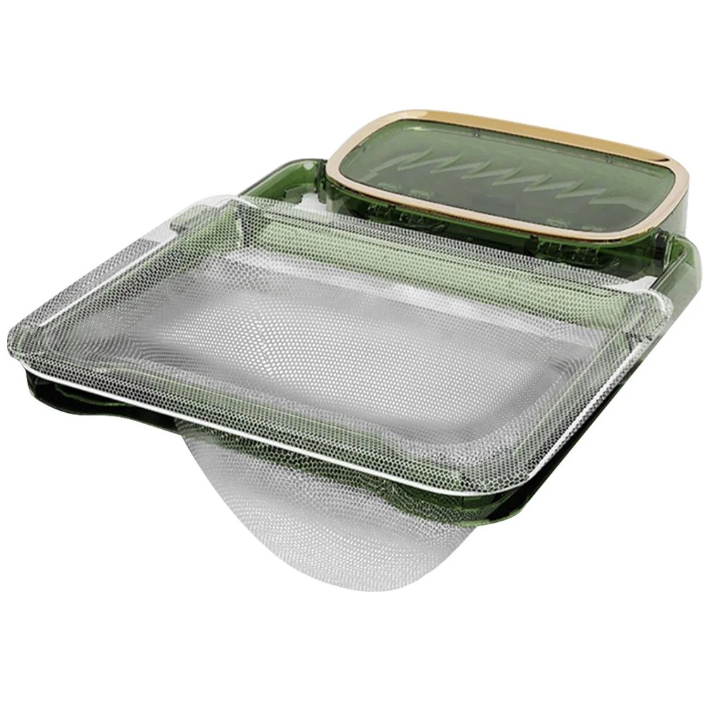 

Sponge Tray Sink Rack Filter Drain Basket for Kitchen Food Abs Electroplating Draining Mesh