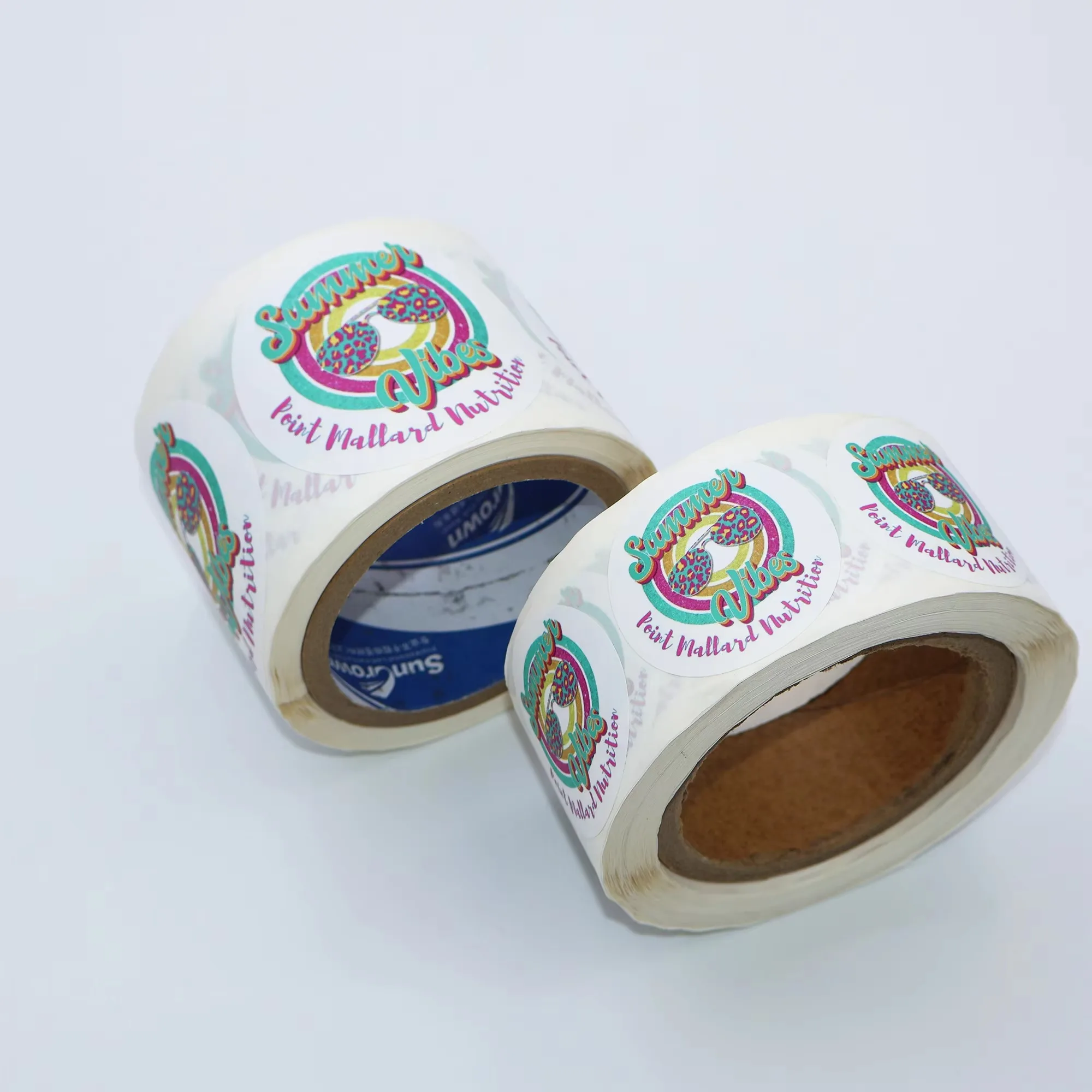 

Colorful Round Label Stickers | Self Adhesive Roll | Small Business Gift Bag Decoration Stickers