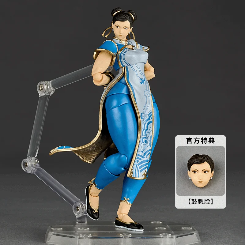 In Stock KAIYODO Ryu Han Juri Chun Li Movability Model Toys Revoltech AMAZING YAMAGUCHI Chun-Li SF6 view 3