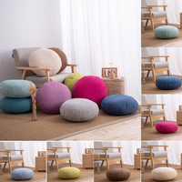 Yoga Seat Pillow Solid Color Suitable for Meditation Yoga Mat Pouf Sofa Chair Bed Car Seat Pillows Cushions 방석 / Flower Pillow