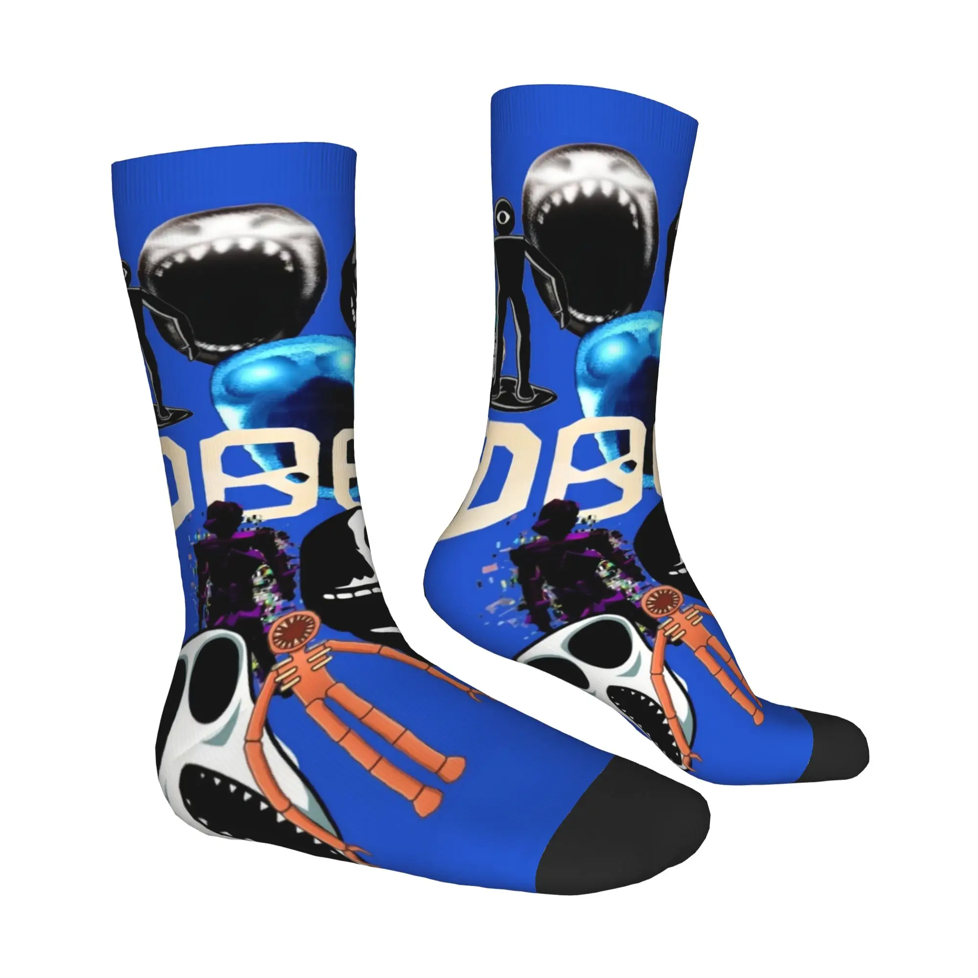 Anime D-Doors Cartoon  Men Women Crew Socks Unisex Kawaii Game  Spring Summer Autumn Winter Dress Socks