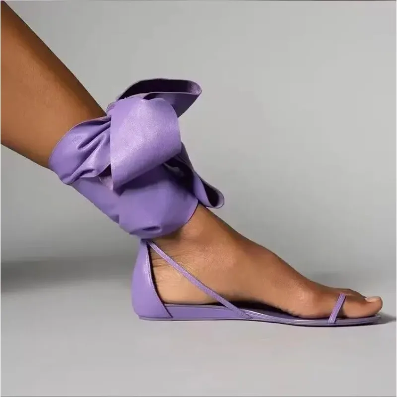 Sandalias planas de terciopelo para perros pequeños – Transpirables y cierre con lazo - imagen 4
