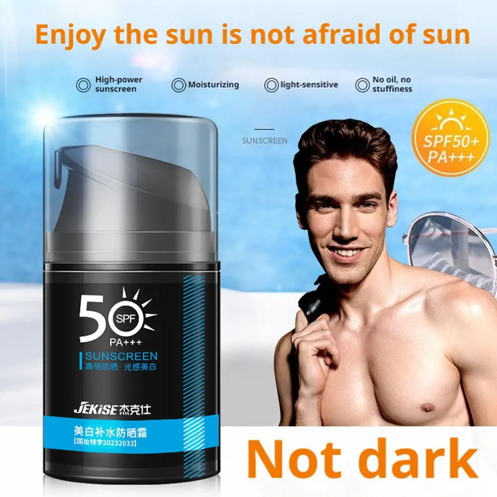Men Matte Sun Stick Face Body Sunscreen Spf 50+ Uv Blocker Refreshing Waterproof Solar Hydrating Protect Sunblock Isolation M6E0