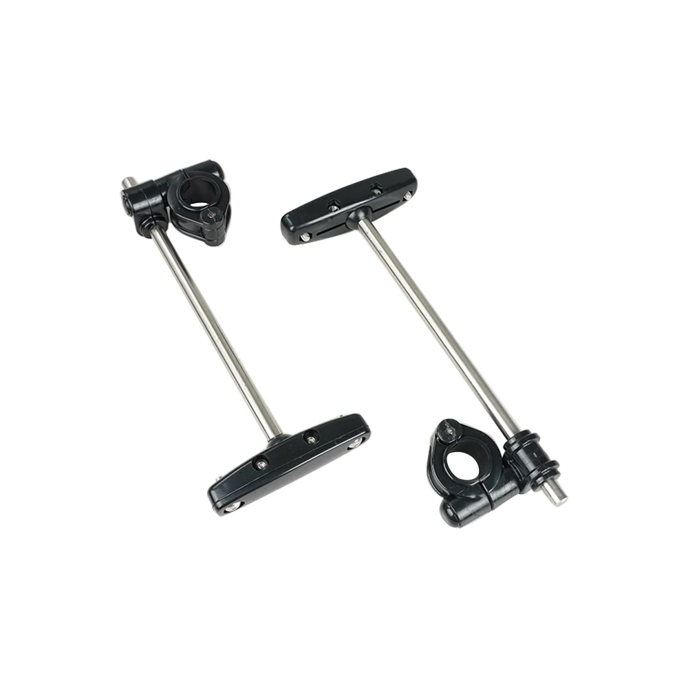 Universal Motorcycle Windshield Fit For 22 - 25mm Handlebar Street Bikes Bracket Heightened Modified Thickened Front WindScreen