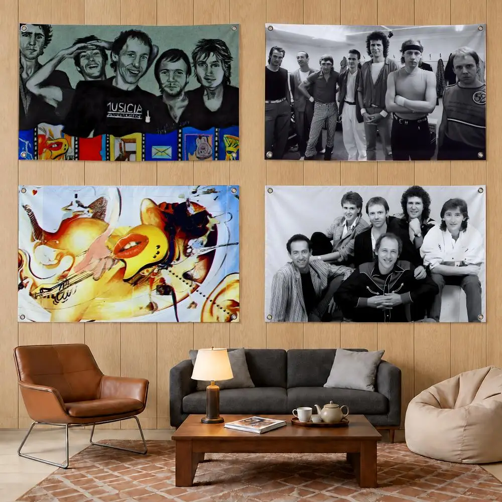 Dire Straits Classic Rock Band Flags Decorative Banners Suitable For Outdoor Camping Family Parties And Garden Walls Gift