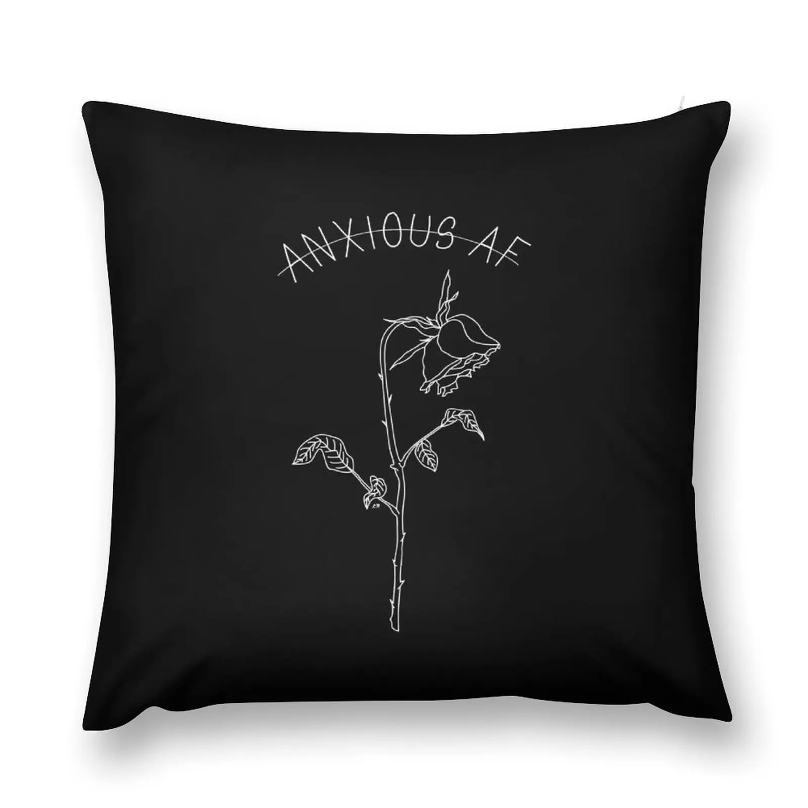 Anxious AF Throw Pillow christmas pillow case Christmas Covers Sofa Decorative Covers Custom Cushion pillow